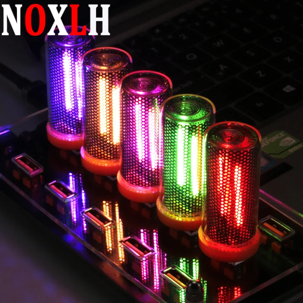 USB Car LED Atmosphere Light Touch Control Bulb Filament Night Decoration Bedroom Mood Lighting Portable Glass Ambient Lamp