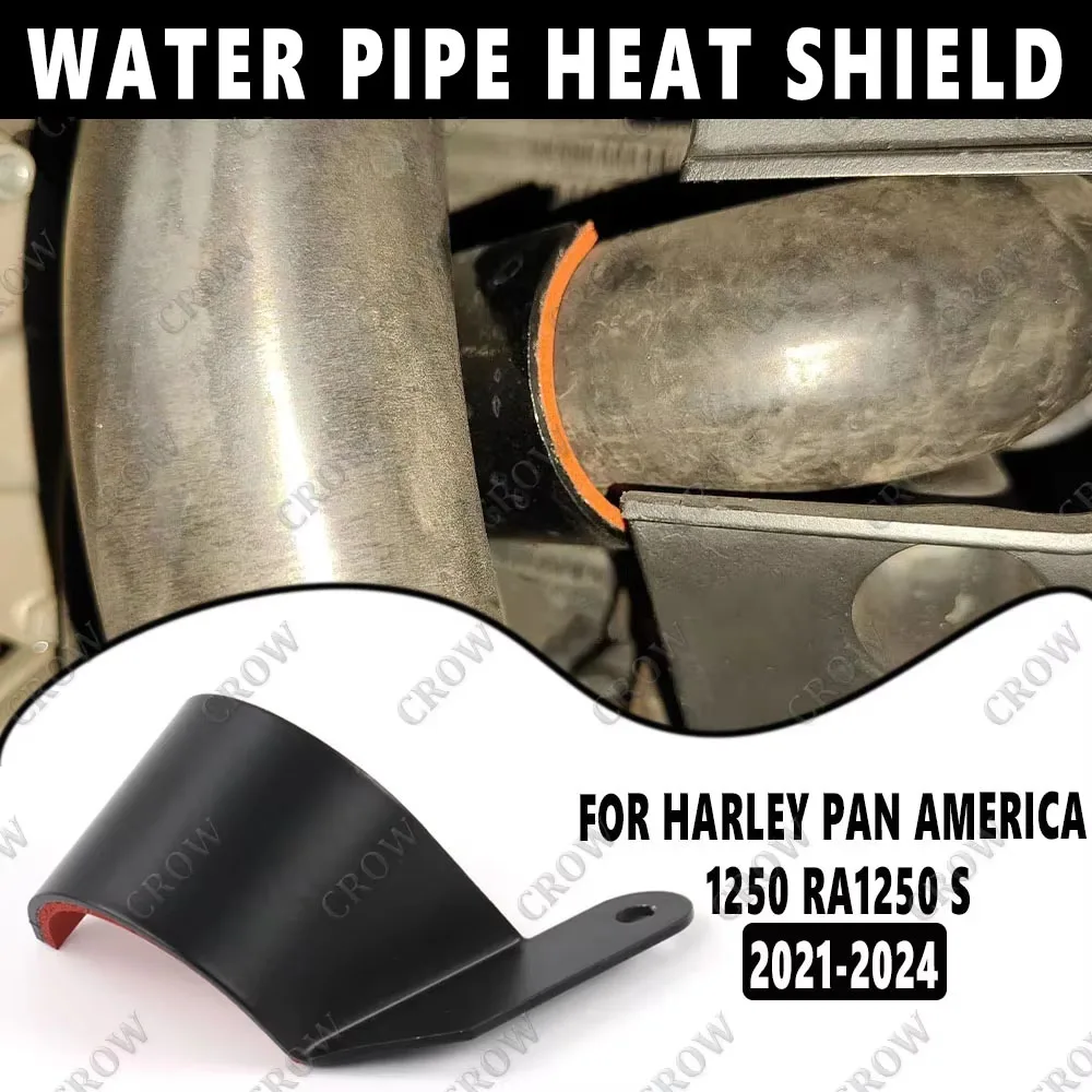 

For Harley Pan America 1250 RA1250 S 2021 2022 2023 2024 Black Kits Water Pipe Heat Shield Cover Guard NewMotorcycle Accessories