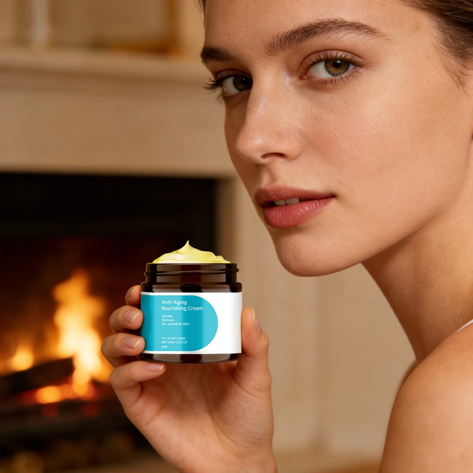 

Face Cream For Woman Skin Care Lifting Firming Nourished Dry Shrink Pore Oil Control Acne Removal Beauty Facial Moisturizer 60g