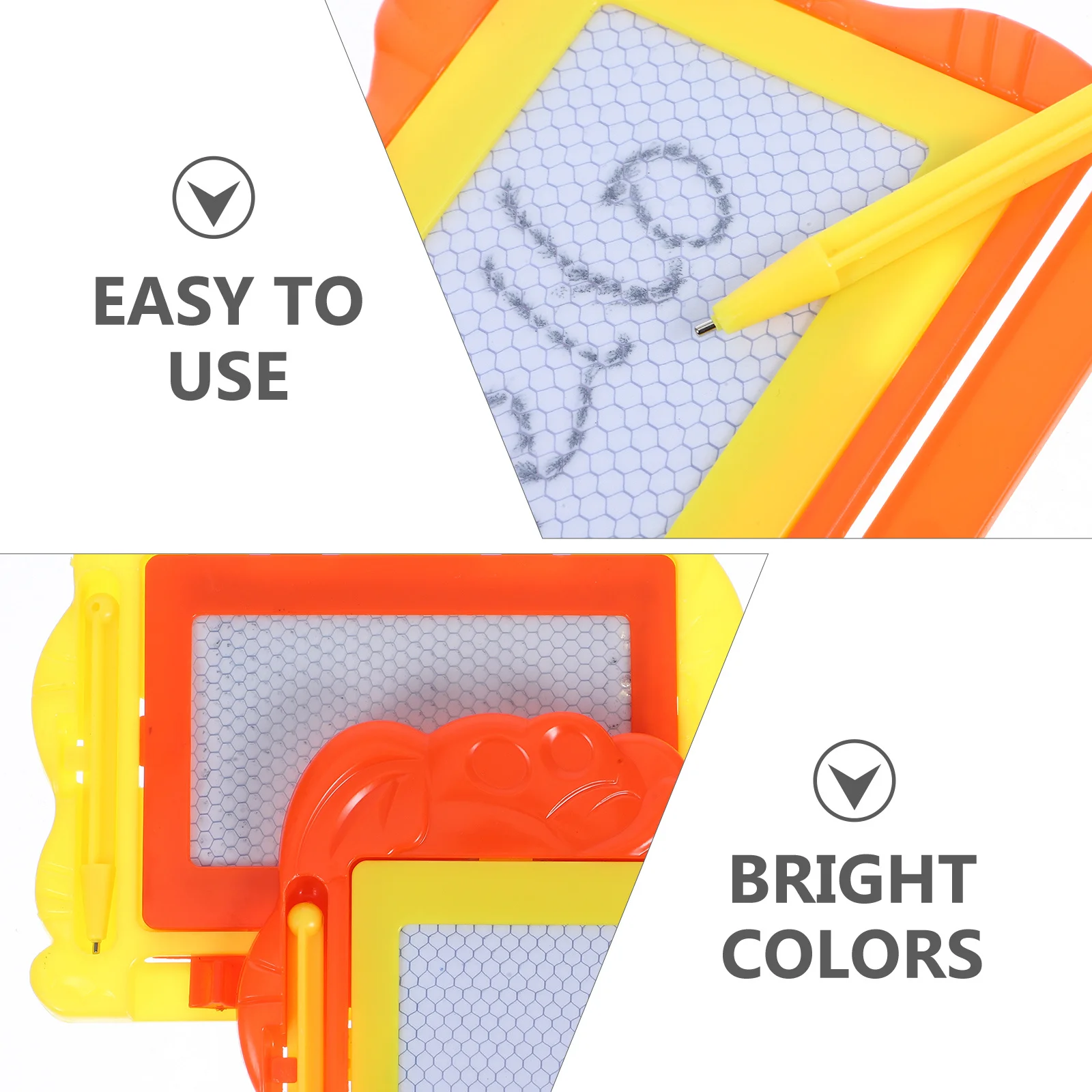 2Pcs Children Drawing Board Safe Premium ABS Material Writing Board for Kids Creative Expression Doodle Painting Practice Pad