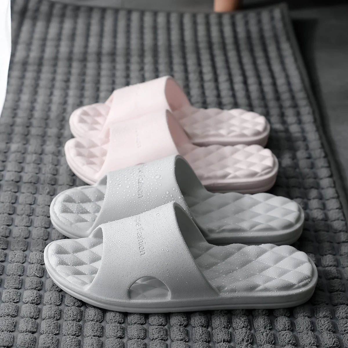 TZLDN 36-49 حجم كبير إيفا النعال الناعمة للنساء المنزل الحمام الصيف الصنادل للرجال الصيف ملابس الشاطئ للجنسين الشرائح