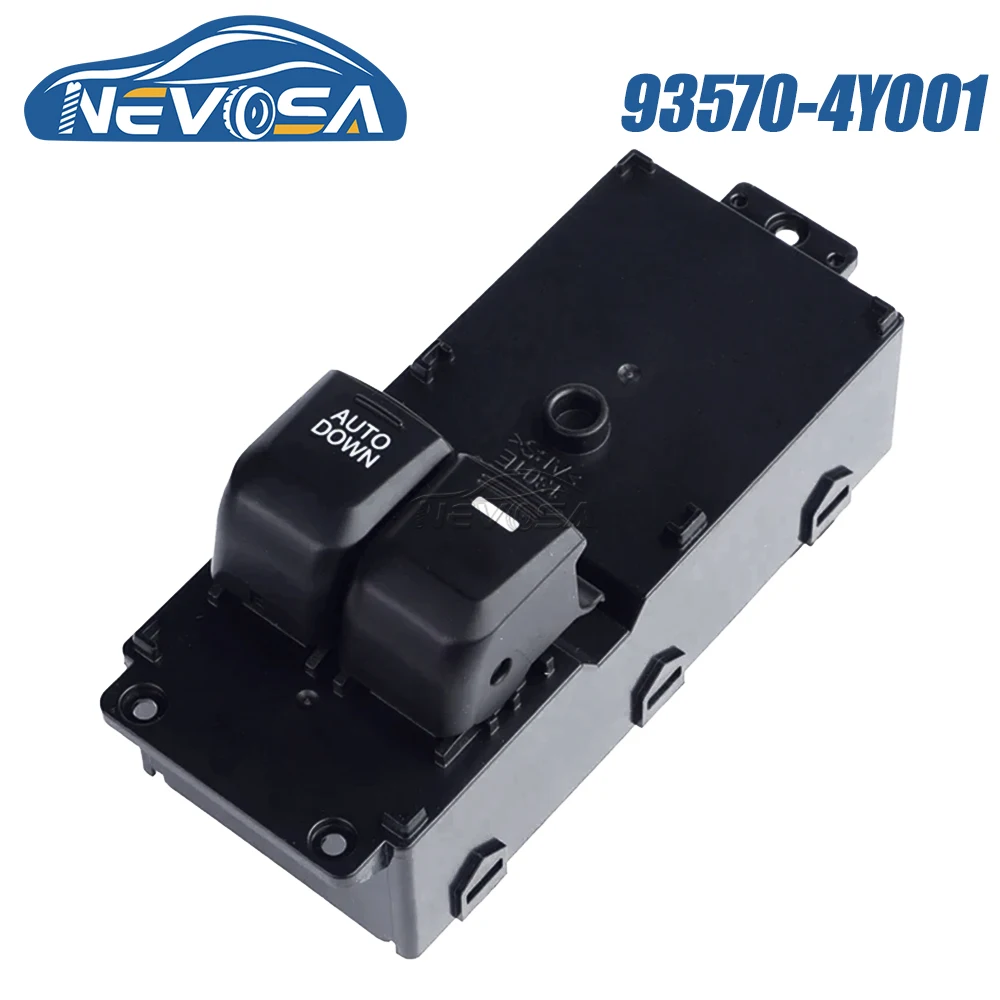 

NEVOSA 93570-4Y001 Front Left Driver Side Power Window Switch Button For Kia Rio 2011 2012 2013 2014 2015 2016 2017 935704Y001