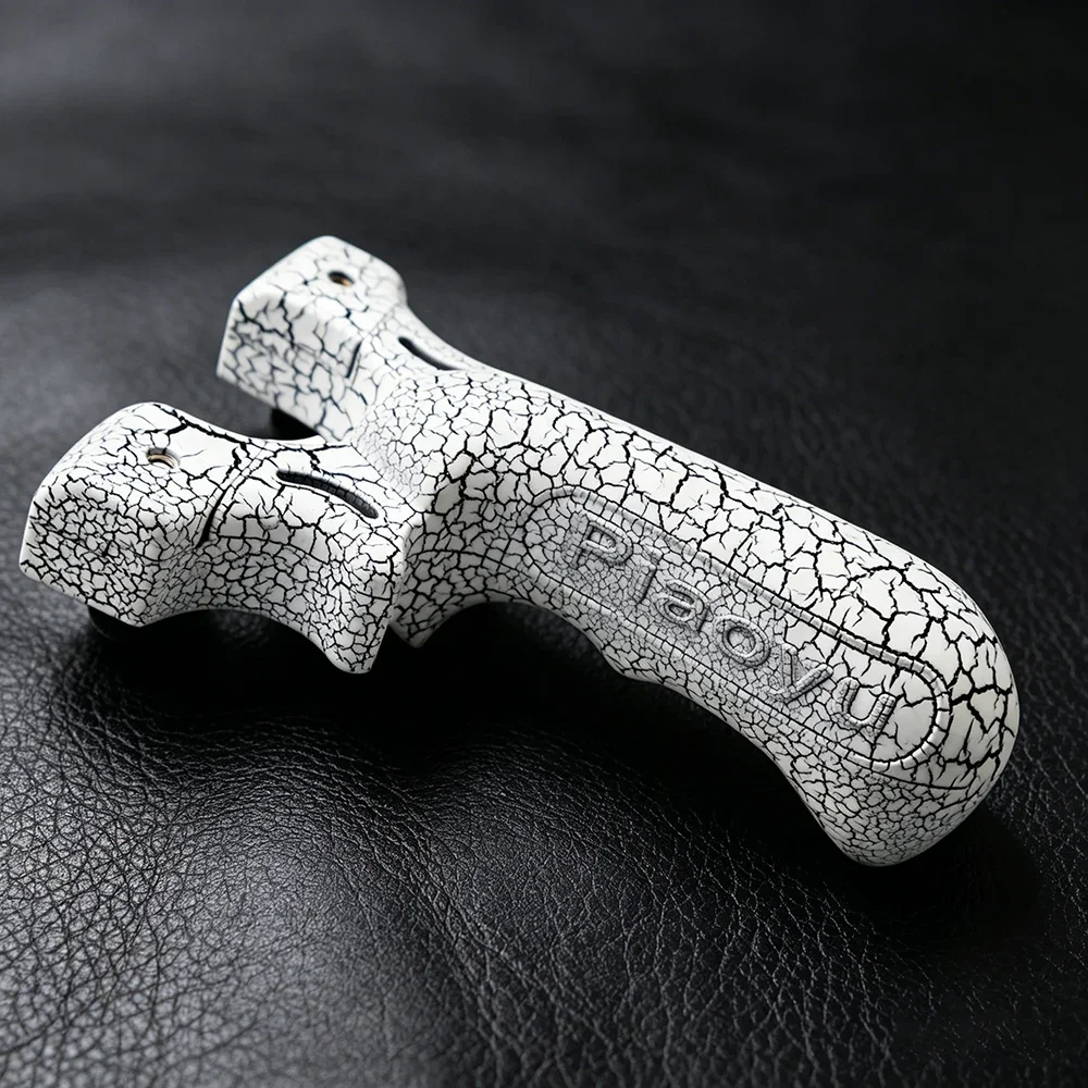 Ultra-high Quality White Cracked Slingshot Enlarged Version Of High-strength Resin Slingshot For Professional Competitions