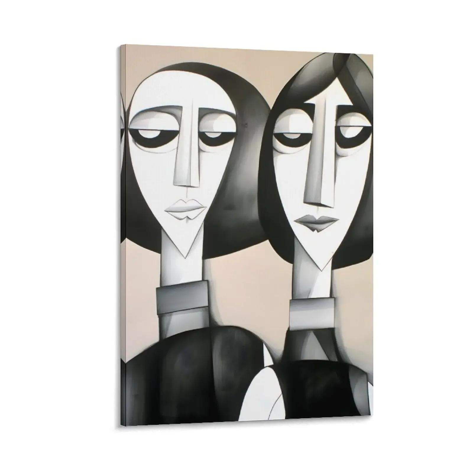 

Dual Portraits, Singular Essence Canvas Painting decorative wall canvases anime decoration Decoration bedroom