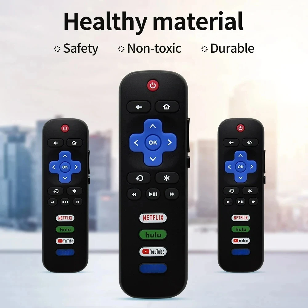 Control remoto Universal para hogar inteligente, compatible con televisión TCL Roku Hisense, señal estable, Control remoto multifuncional