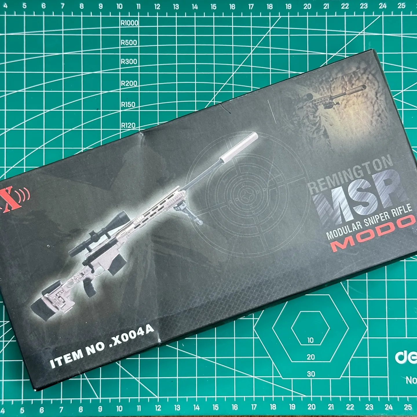 X-004A 1/6 مقياس ريمنجتون MSR وحدات قناص بندقية الجيش الأمريكي العسكرية ل 12 بوصة عمل أرقام الجندي الملحقات رائجة البيع #2