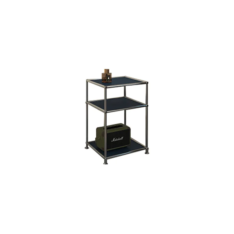 Modular cabinet Metal shelf Stainless steel cabinet Household bedroom Bedside table