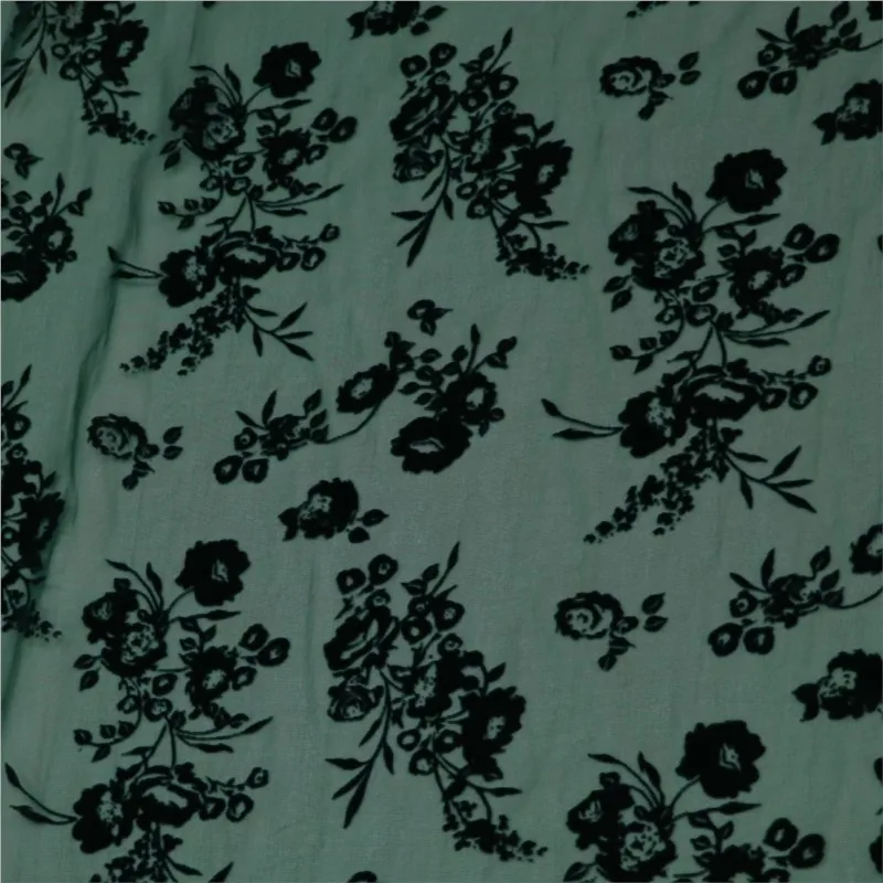 

Тканое бархатное парчовое вискозное платье с принтом в крапинку и сжиженной ткани, ночная рубашка, платье Cheongsam с вышивкой