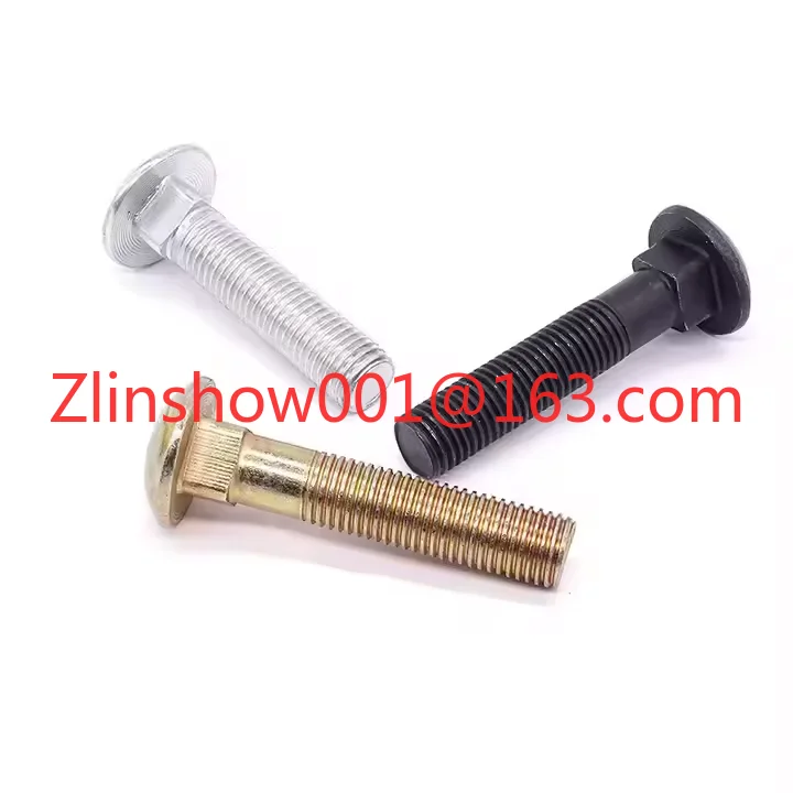 Manufacturer Stainless Steel Galvanized M6 M8 M10 Carriage Bolts and Nuts for Fabrication Services From China & Guatemala