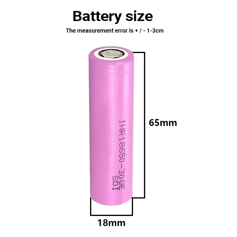 2025 New 18650 Battery 3000mah Lithium Lion 3.7V Original 18650 Batteries For Pointer Flashlight Torch Power Tools Cell