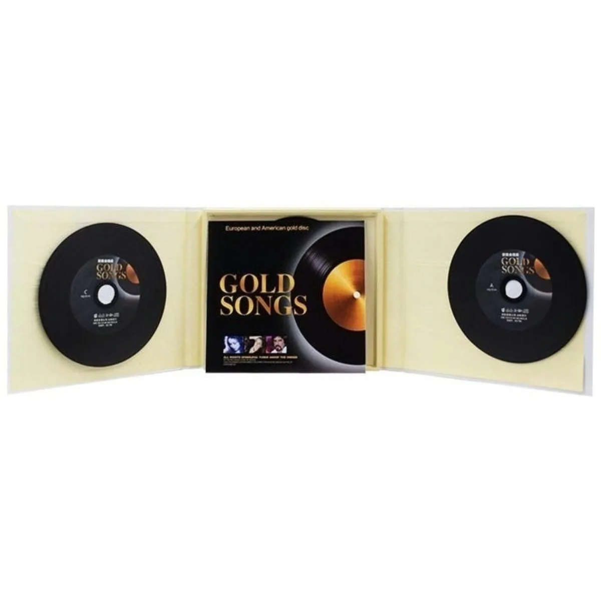 مجموعة السجل الذهبي الغربي الأغاني الكلاسيكية القديمة المئوية مجموعة ميلودي الذهبية أقراص الأقراص المضغوطة المصنوعة من الفينيل
