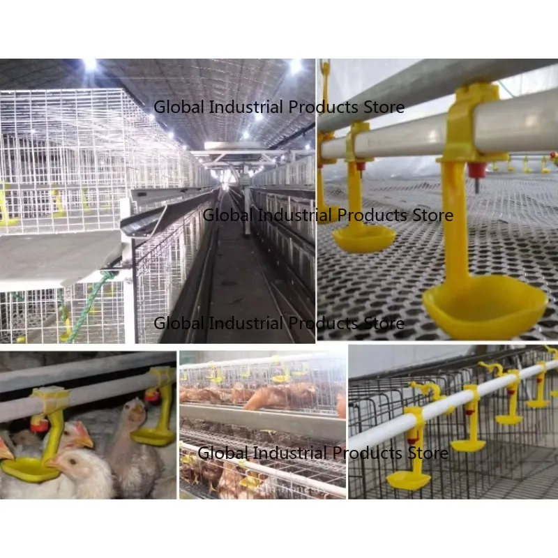 New Premium Quality Ranchero RD-01 Chicken Nipple Drinking Line Automatic Labor-Saving Economical Metal Plastic Materials