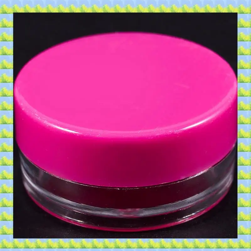 

FZFZ 150 Pieces Plastic Pot Jars Empty Cosmetic Container With Lid For Creams Sample Make-Up Storage, 5 G, 10 Colors