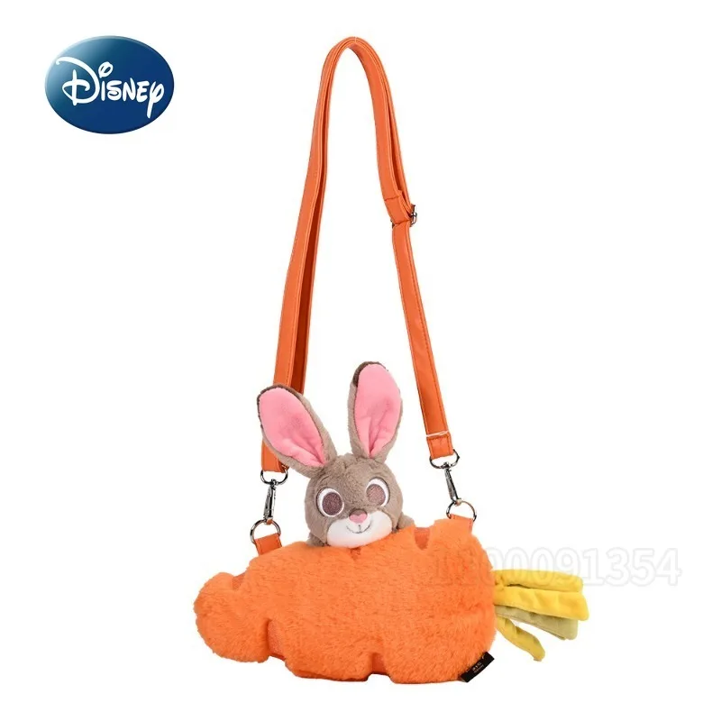 

Disney Judy New Plush Shoulder Bag Cartoon Cute Women's Plush Shoulder Bag Fashionable Women's Doll Plush Shoulder Crossbody Bag