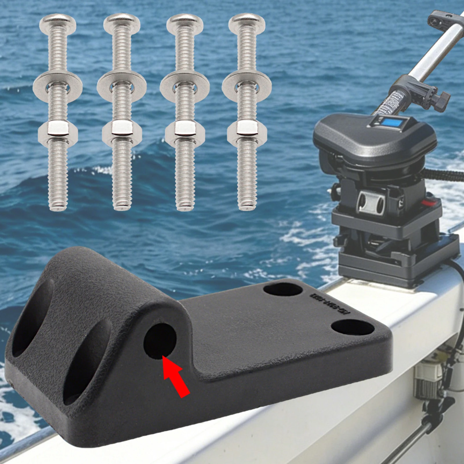 1023 Tilt-Up Mounting Brackets Rust Proof Yacht Fishing Downrig Mount Downriggers 1023 Mount Stand Sea Boat Fishing Accessory