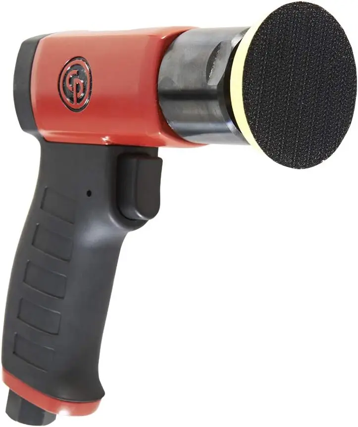 

Pneumatic CP7201-3 Inch (75 mm) Air Polisher, Pistol Handle, Hook & Loop - 2,500 RPM