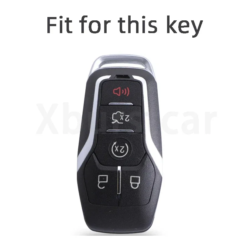 Auto Car Key Shell Fob Holder For Ford Fusion Mondeo Mustang F-150 Explorer Edge 2015 2016 2017 2018 2019 Key Cover Case