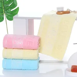 2pcs Cotton Towel Rose Thickened Towel Quick Absorbent Soft Quick Dry Face Towel Bathroom Hotel Travel Supply