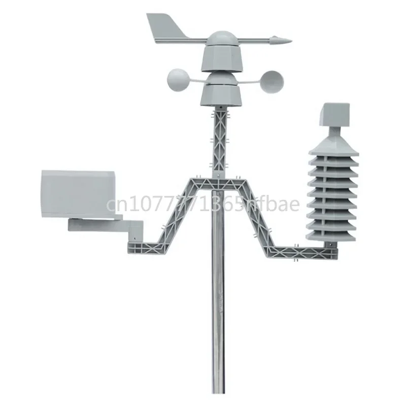 

Wireless Hygrograph,WS1040 Weather Station Meteorological Instrument Anemometer Wind Direction Rain Gauge