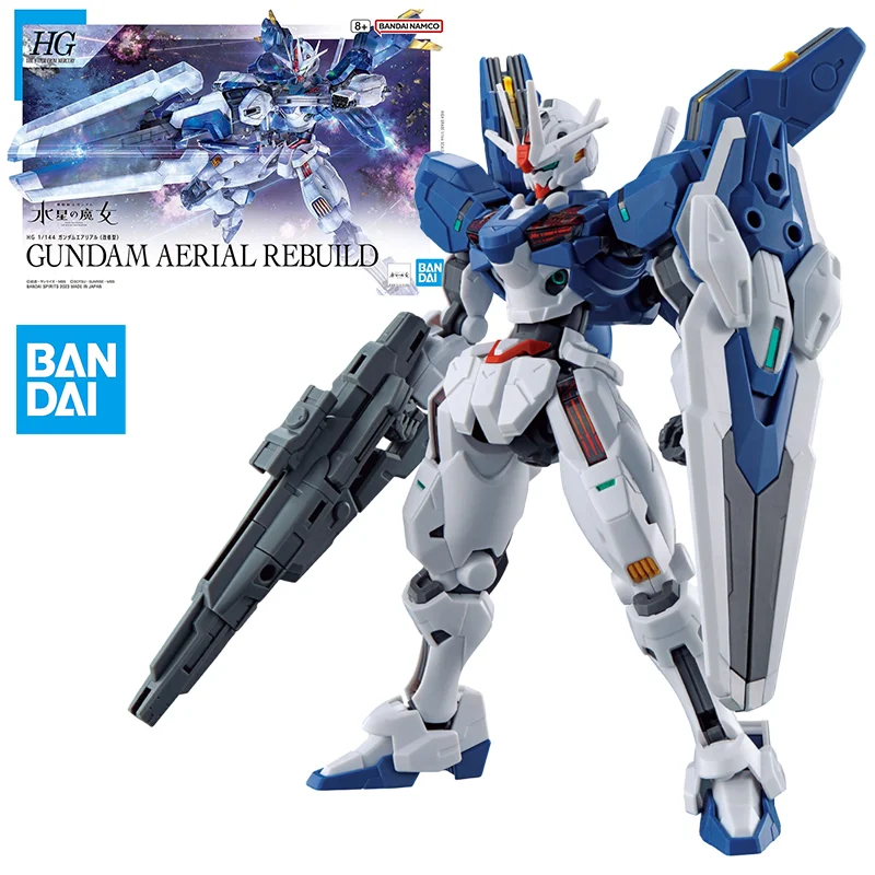 

Bandai Original HG 1/144 GUNDAM AERIAL REBUILD Action Figure Assembly Model Toys Collectible Model Ornaments Gifts for Children