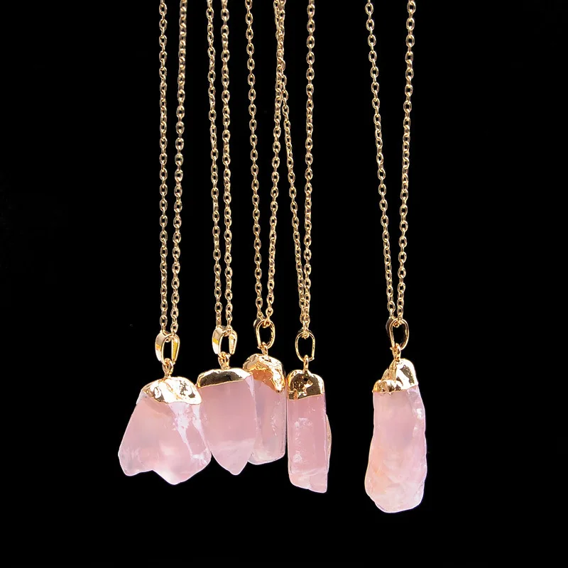 Onregelmatige Amethist Edelsteen Ketting Healing Crystal Chakra Steen Vrouwen Verjaardagscadeau Citrien Edelsteen Ketting Healing Crystal
