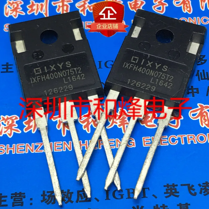 5PCS-10PCS IXFH400N075T2 TO-247 75V 400A NEW AND ORIGINAL ON STOCK