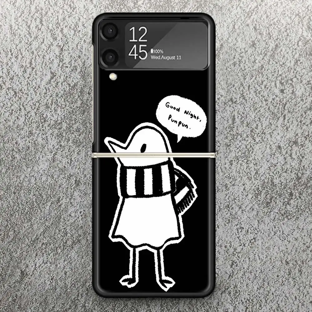 Oyasumi Punpun Zflip4 Zflip5 Phone Case For Samsung Z Flip3 Flip4 Flip5 5G ZFlip 4 5 3 Cover Cellphone Shell Fundas