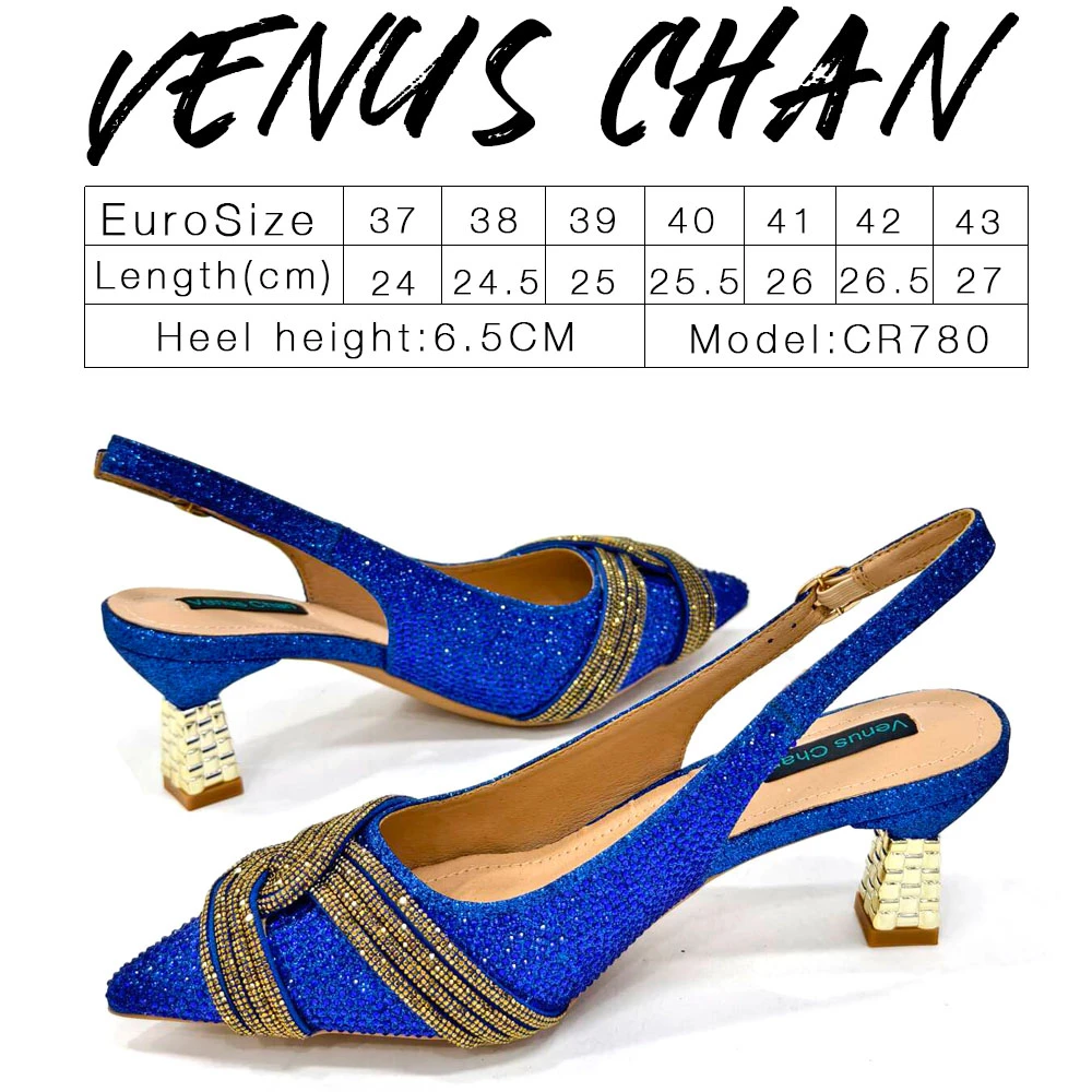 A PAIR SHOES BLUE