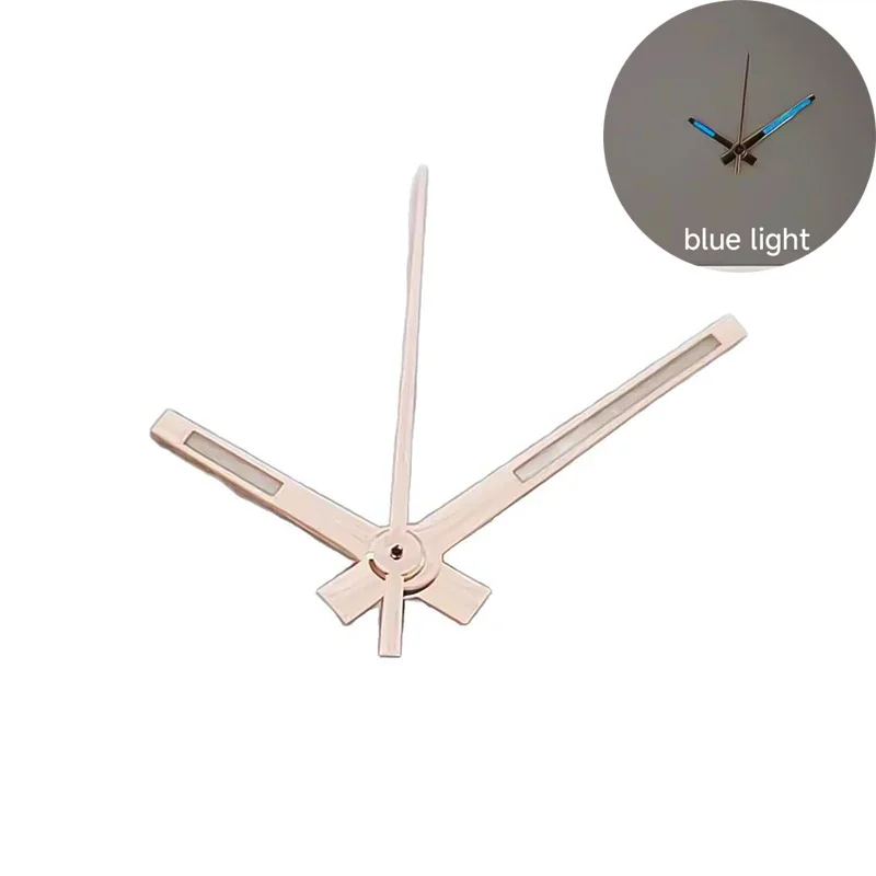 NH35 الأيدي ارتفع الذهب والفضة الذهب ساعة الأيدي الأخضر/الأزرق مضيئة ل NH35/NH36/4R/7S حركة الساعات مؤشرات #6