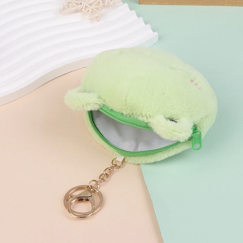 1PCS Cute Piggy Bunny Bear Panda Frog Plush Coin Purse Cartoon Animal Plush Wallet Portable Storage Zipper Pouch Kid Girl Gifts