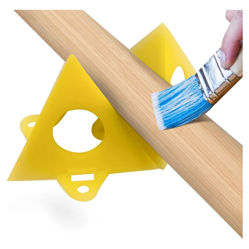 ABCA-Mini Paint Stand Triangle Paint Pads Feet For Woodworking Carpenter Paint Bracket