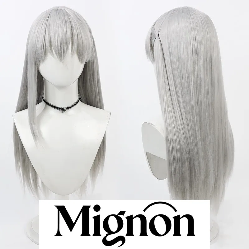 

Fate/Grand Order Kama 1st Ascension парик для косплея серебристо-серый аркадный подарок на Хэллоуин