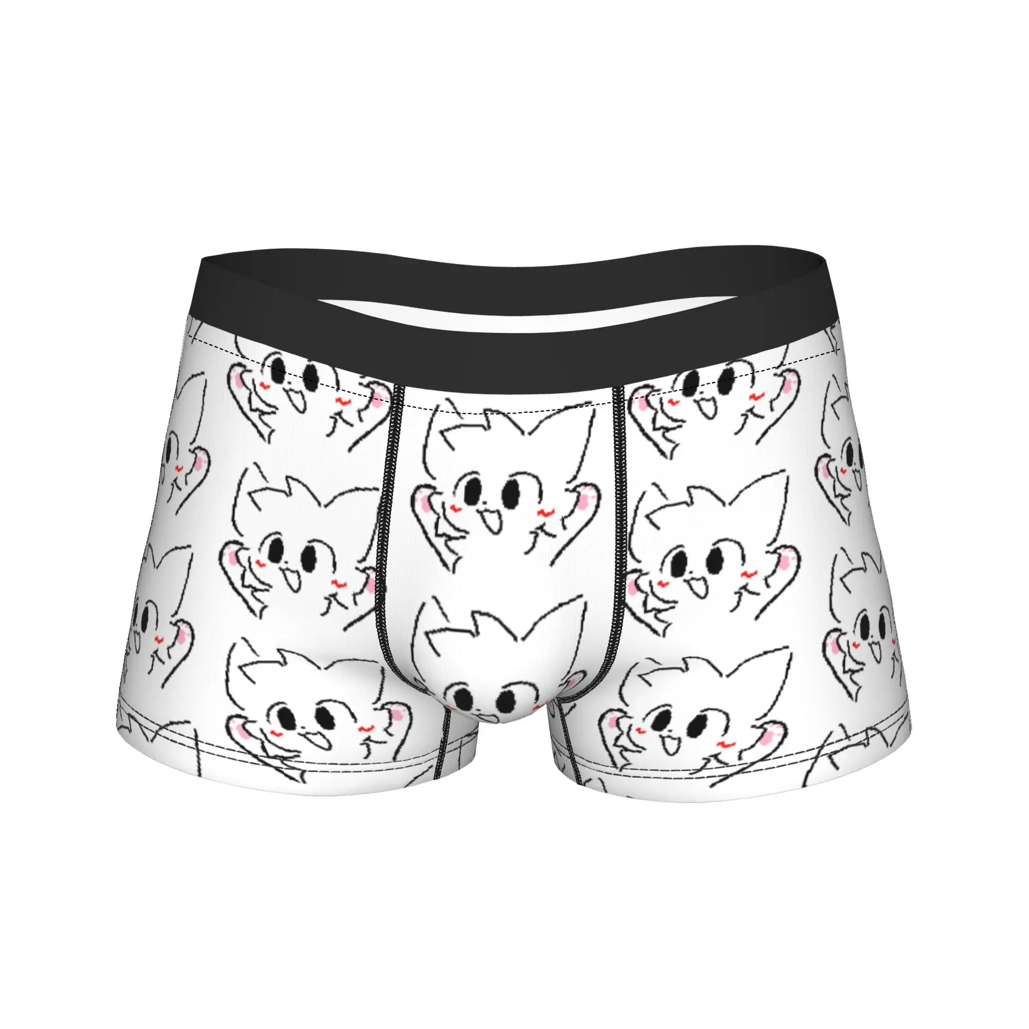 Boykisser Silly Cat Boxers Humor Underwear  Boxer Underpants Gag Gift For Man