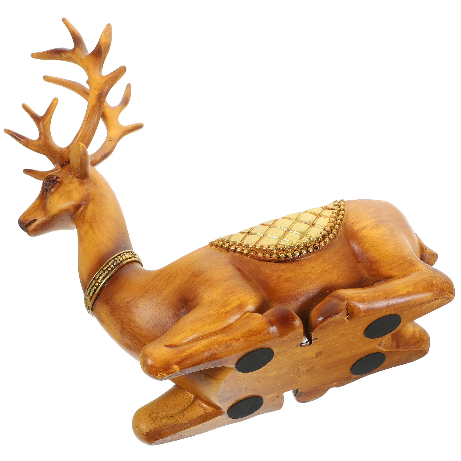 

Коробка для хранения статуи оленя, декоративный органайзер из смолы для ключей, ювелирных изделий, настольный держатель для хранения мелочей, статуя оленя из смолы