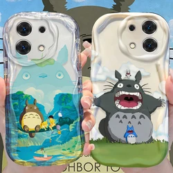 T-Totoros Case for Xiaomi Redmi Note 13 12 11 Pro Plus 4G 5G 13C 12C Turbo 12S 11S 10 9 11A 9C Silicone Shockproof Back Cover