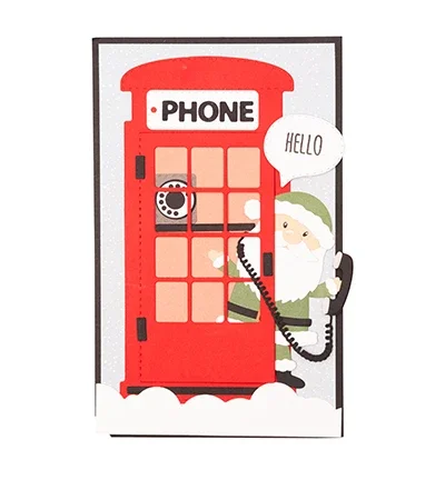 Telephone Booth 2024 October New Metal Cutting Dies Stamps For Diy Scrapbook/photo Album Decor Embossed