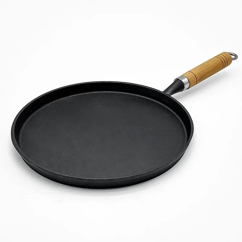 

20cm Cast Iron Non-Stick Frying Pan Without Coating, Durable And Scratch-Resistant, Healthy