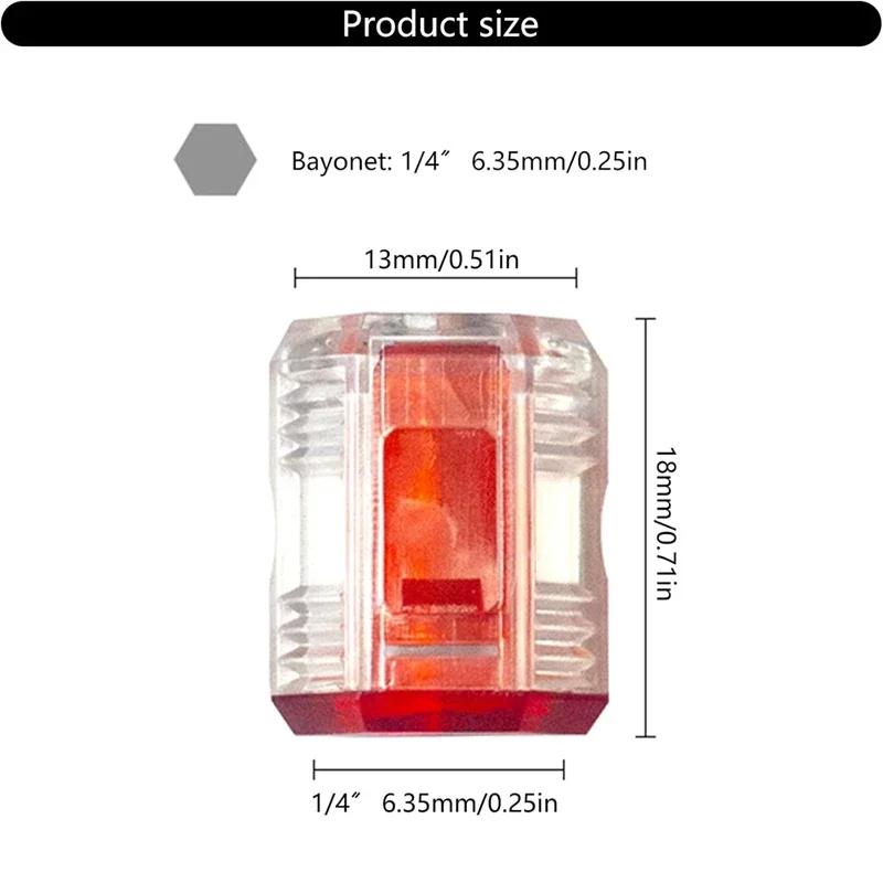 ممغنط قوي/ملف مغناطيسي مفك كهربائي مثقاب الخشب أداة إزالة المغناطيسية لتصميم مغناطيسي قوي 6.35 مللي متر (1/4 بوصة)