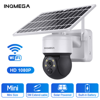 INQMEGA HD MINI Wifi/4G PTZ Camera Outdoor 3MP AI Auto Tracking IP Camera CCTV Audio Video Surveillanc