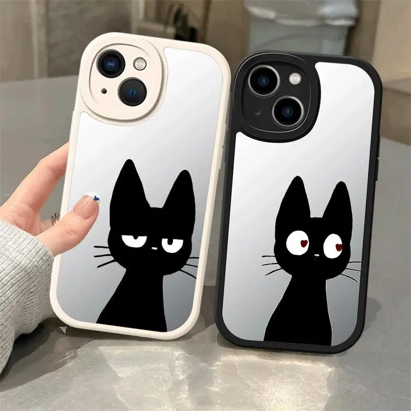 Cute Funny Lucky Cat Phone Case for Apple iPhone 14ProMax 15 Plus XS Max XR 11 SE 13 Pro 8 7 12 Mini Cover Shockproof