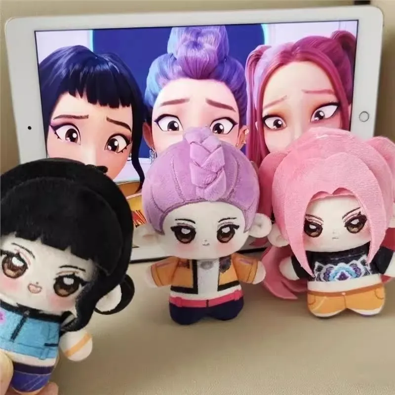 

Cute Kpop Demon Hunters Plush Pendant Anime Figure Rumi Saja Girls Dolls Toys Keychain Bag Accessories Festival Gifts