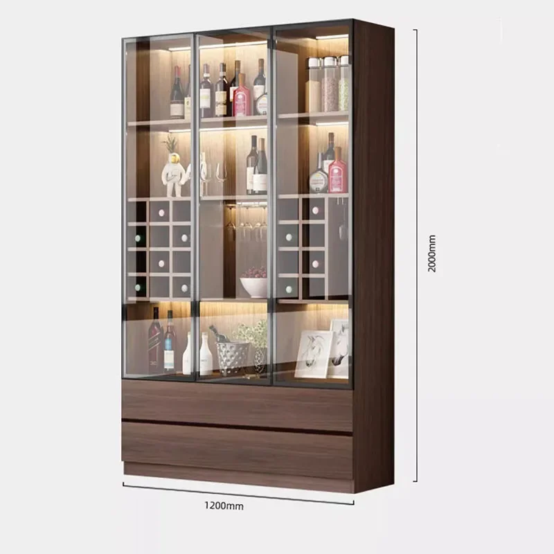 Hanging Bar Cabinet Wine Decoration Nordic High End Furniture Display Accessories Outdoor Open Cabinets Vitrine Showcase Drinks