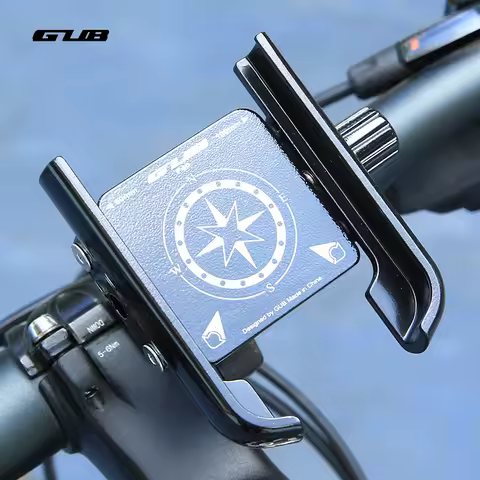 GUB Bicycle Mobile Phone Holder Aluminum Alloy 360&deg; Rotation MTB Road Bike Handlebar Phone Support Mount Extended Width Adjust