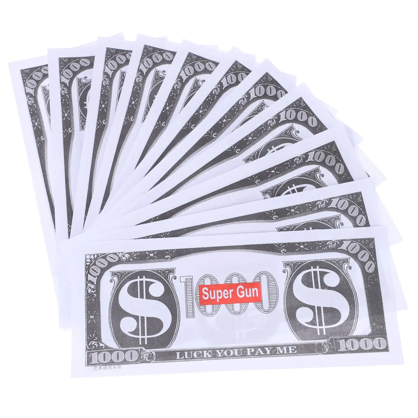 

300 Pcs Spray Paper Party Supplies Money Money Prop Fake Prop Game Video Decorative Coins Family