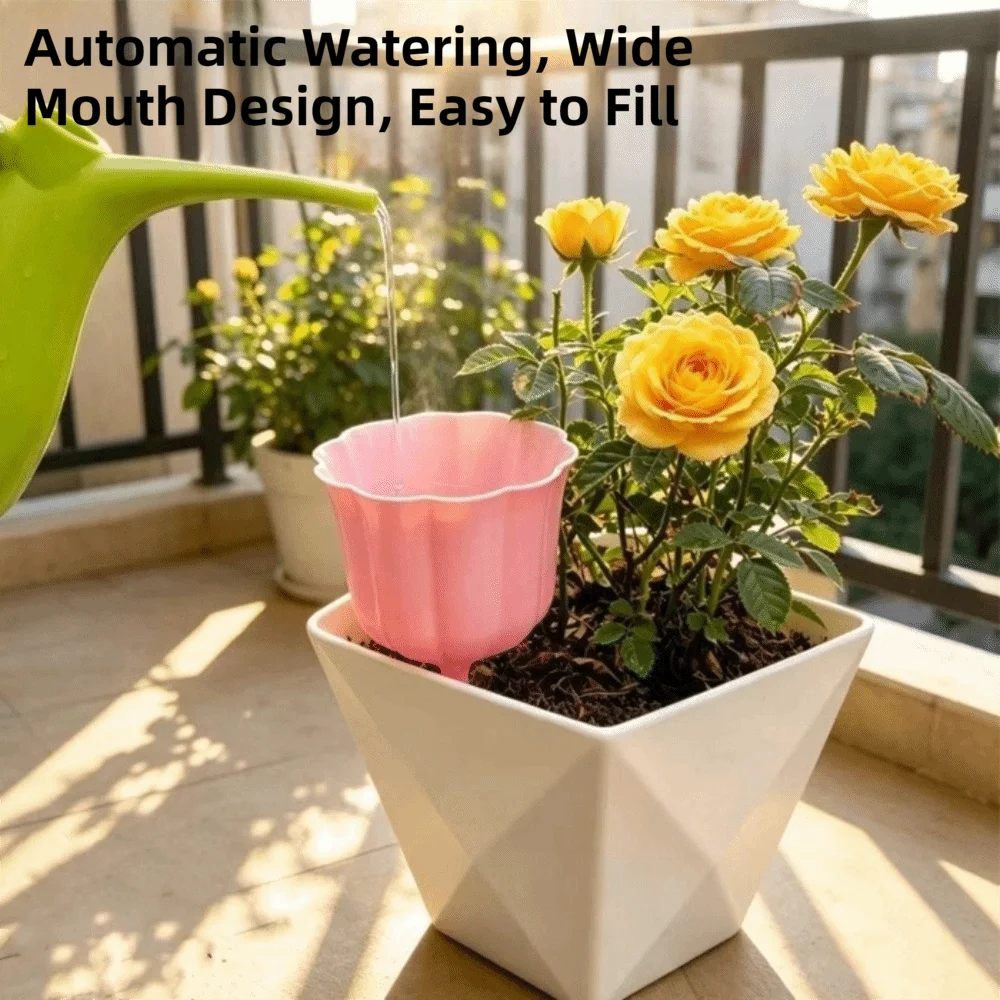 Portable Automatic Drip Irrigation System Plastic Mini Self-Watering Stakes Moisturizing Auto Waterer Garden
