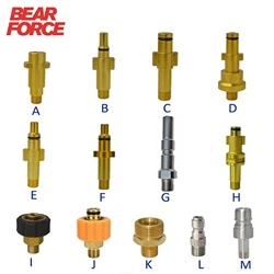 Pressure Washer Gun Lance Bayonet Adapter Snow Foam Lance Adapter High Pressure Car Washer Foam Gun Nozzle Connector for Karcher