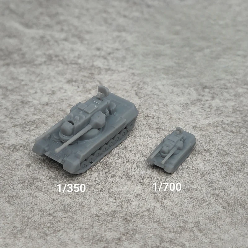 

5PCS Chieftain Anti-Aircraft Vehicle Resin Model 1/350 Or 1/700 Tank Combat Vehicle Miniature Model TK828