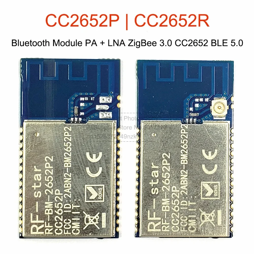 CC2652R CC2652P Bluetooth Module PA + LNA ZigBee 3.0 CC2652 BLE 5.0 Bluetooth Module Replace CC2650 New