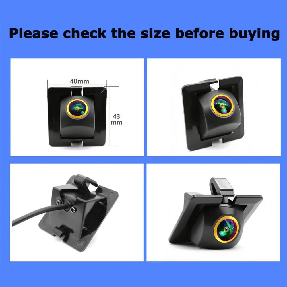 SMARTOUR 180° Golden Lens AHD 1080P Vehicle Car Rear View Camera For Toyota Land Cruiser Prado LC150 150 2009-2016 Car Monitor
