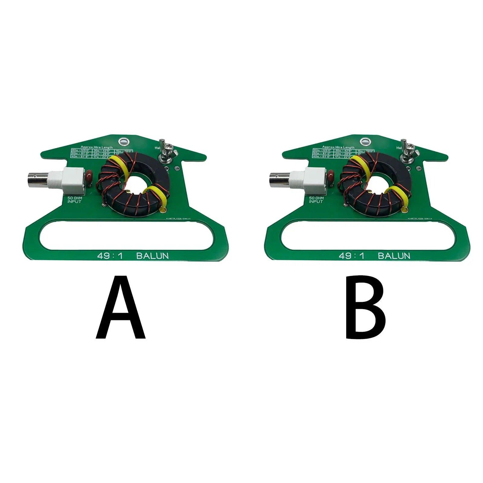 Portable 49:1 Balun Without Tuning End Fed Half Wave 100W Antenna Assembly